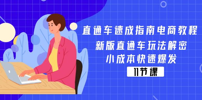 （11537期）直通车 速成指南电商教程：新版直通车玩法解密，小成本快速爆发（11节）-理想项目库