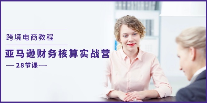 （11706期）跨境电商教程：亚马逊-财务核算实战营（28节课）-理想项目库