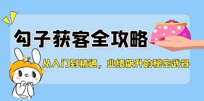 从入门到精通，勾子获客全攻略，业绩飙升的秘密武器-理想项目库