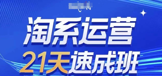 淘系运营21天速成班(更新24年9月)，0基础轻松搞定淘系运营，不做假把式-理想项目库