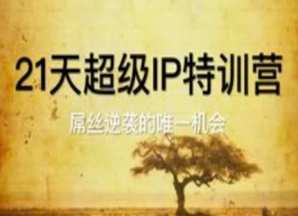 21天超级IP特训营，屌丝逆袭的唯一机会-理想项目库