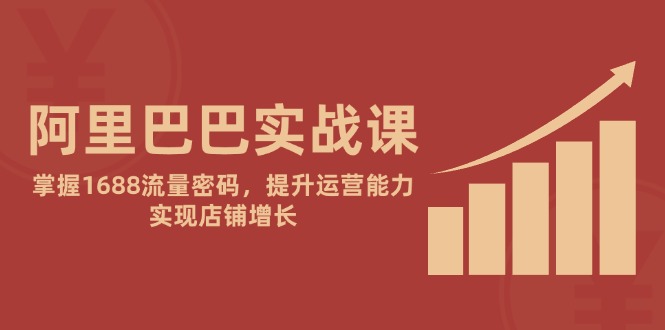 阿里巴巴实战课：掌握1688流量密码，提升运营能力，实现店铺增长-理想项目库
