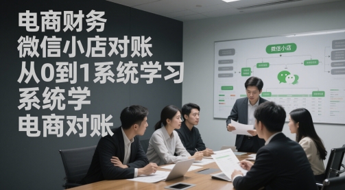 电商财务微信小店对账，从0到1系统学习电商对账-理想项目库