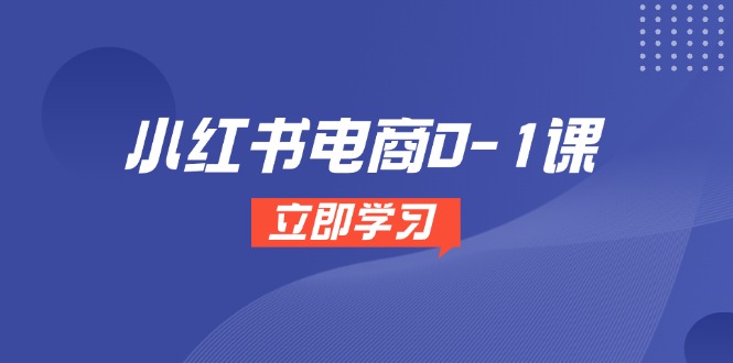 小红书电商0-1课，开店选品全流程，多平台素材处理与爆款笔记制作-理想项目库