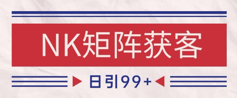 小红书某音NK赛道引流获客 自热矩阵日引200+【揭秘】-理想项目库