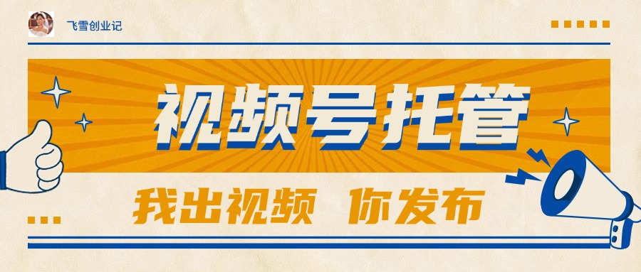 【视频号托管 】团队提供视频，你出账号，最高躺赚1W+-理想项目库