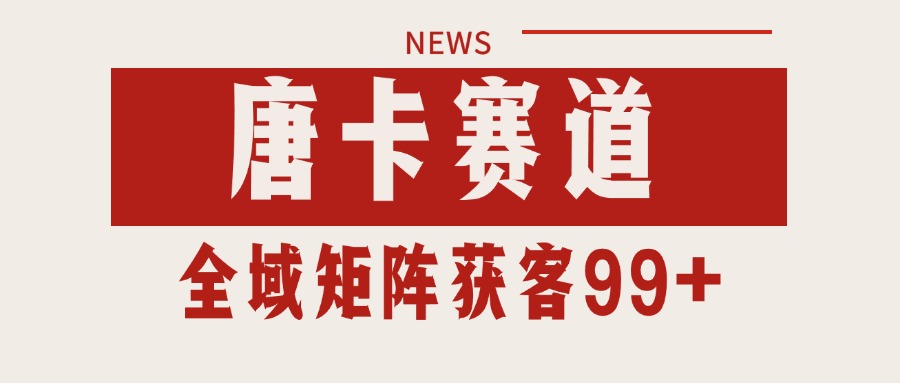 唐卡赛道私域引流获客 自热矩阵SOP日引流99+精准客资-理想项目库